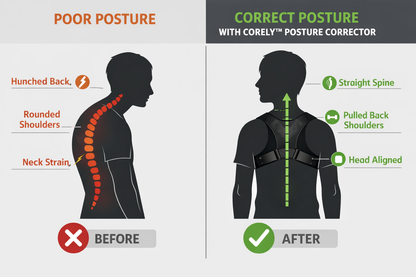 Corely™ Adjustable Posture Corrector Belt