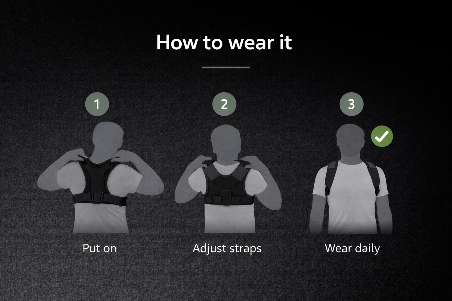 Corely™ Adjustable Posture Corrector Belt