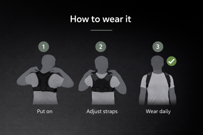 Corely™ Adjustable Posture Corrector Belt